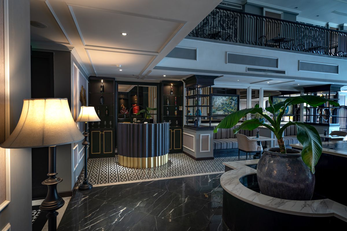 Hotel interior, illustrative photograph